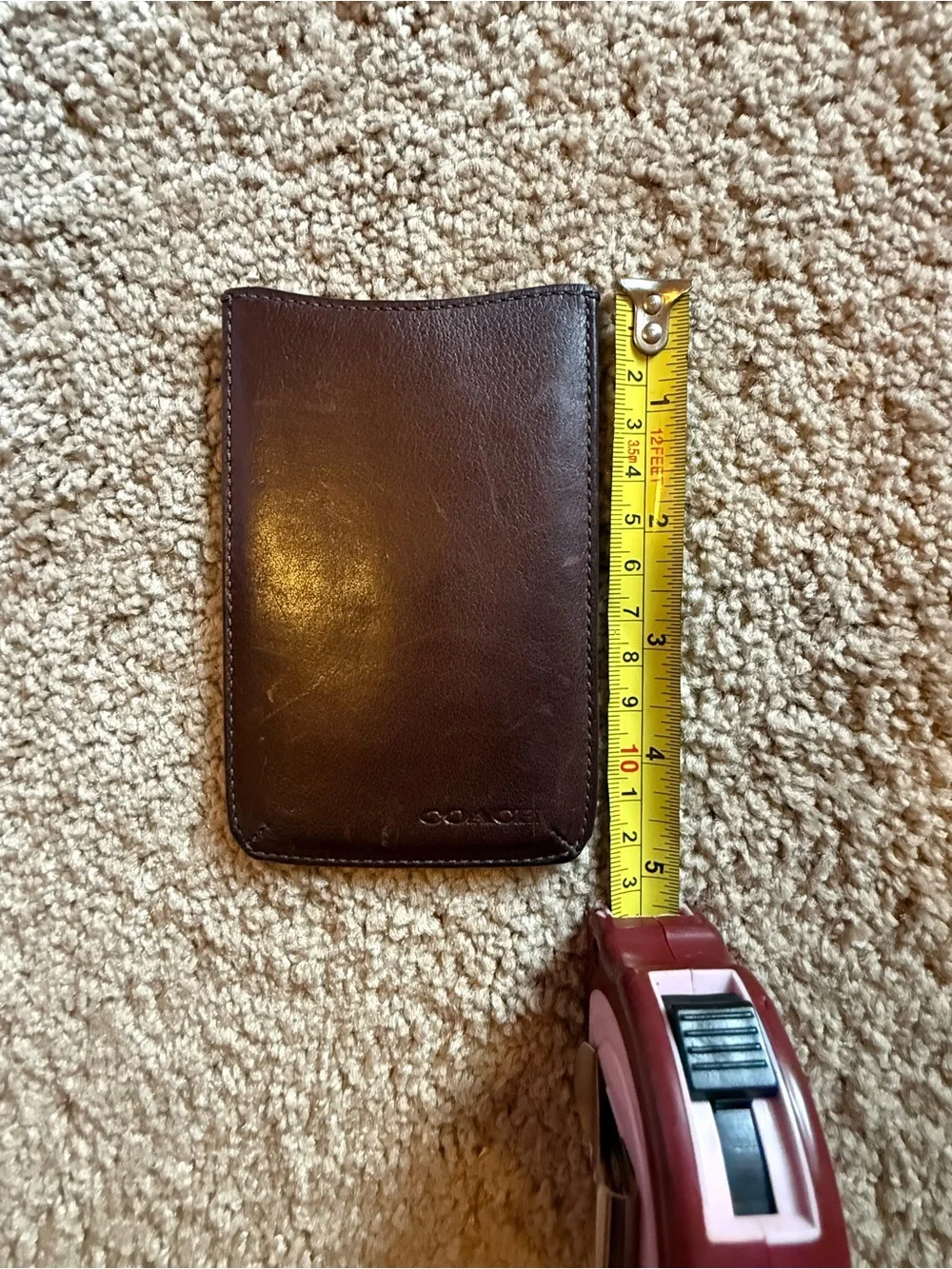 Coach subtle finish